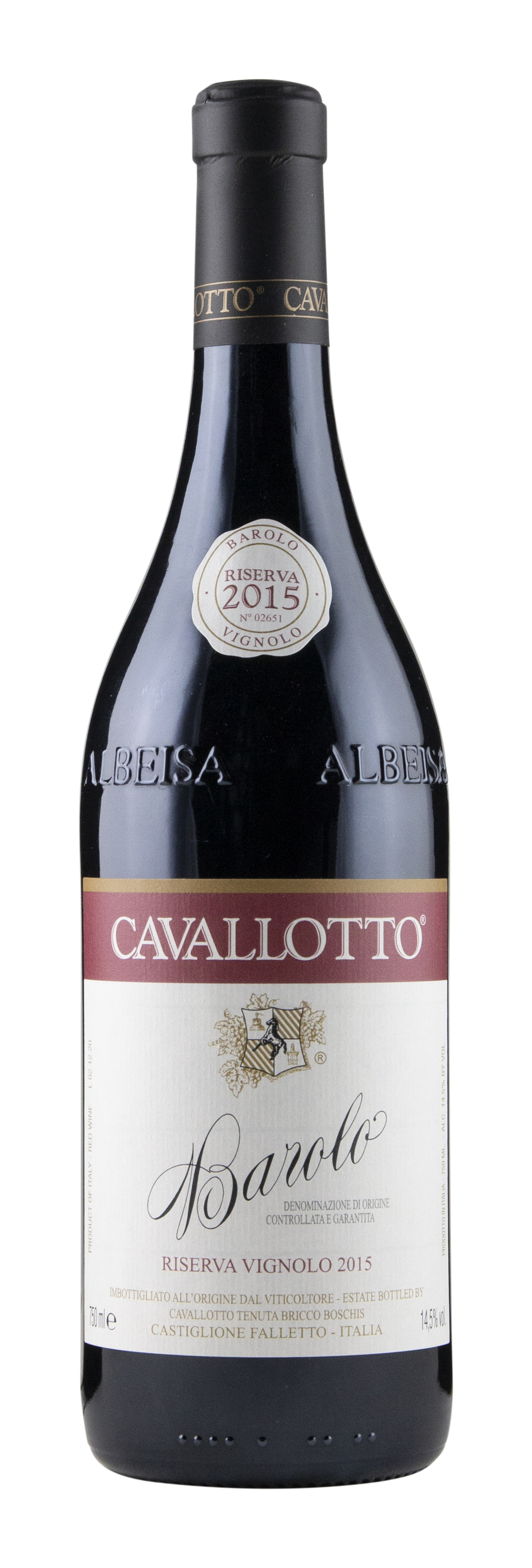 Cavallotto Barolo Vignolo Riserva 2019